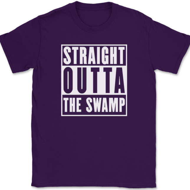Straight Outta The Swamp T-Shirt Mens Tee - Image 8
