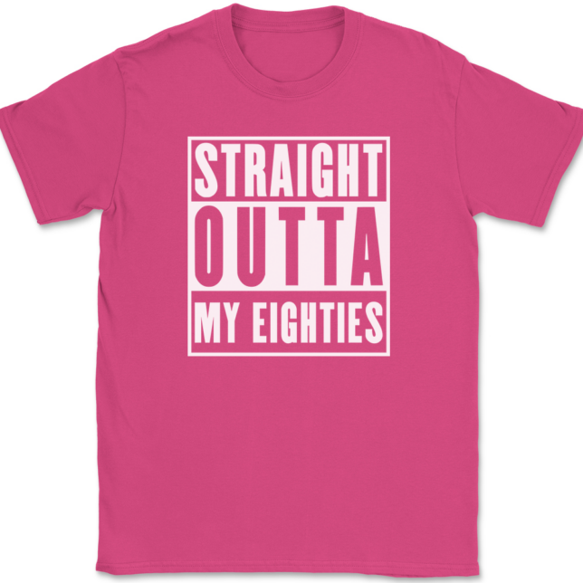 Straight Outta My Eighties T-Shirt Mens Tee - Image 9