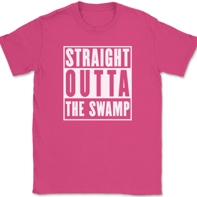 Straight Outta The Swamp T-Shirt Mens Tee - Image 9