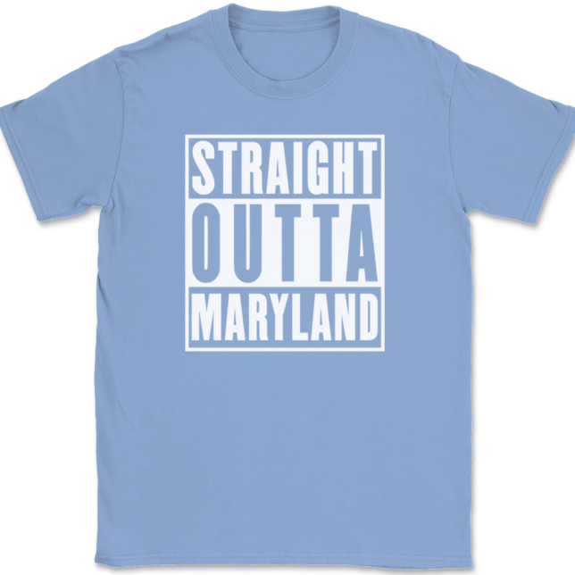 Straight Outta Maryland T-Shirt Mens Tee - Image 10
