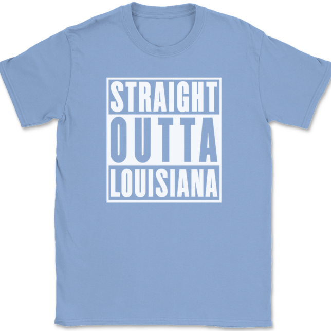 Straight Outta Louisiana T-Shirt Mens Tee - Image 10