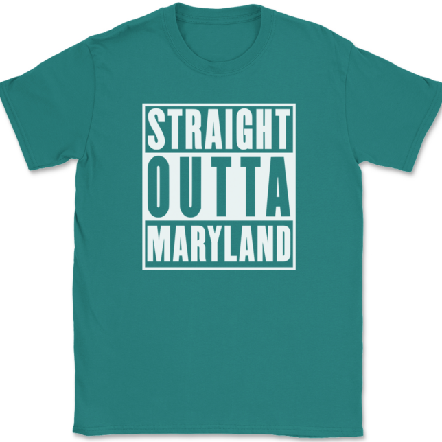 Straight Outta Maryland T-Shirt Mens Tee - Image 11