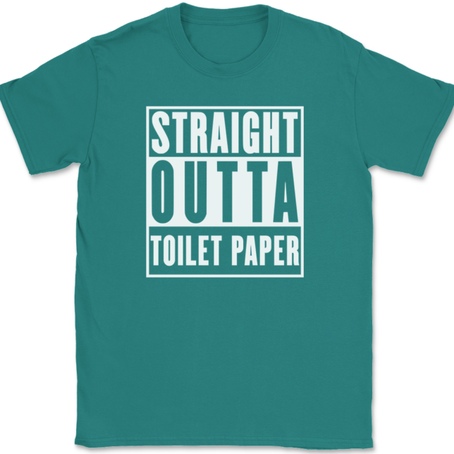Straight Outta Toilet Paper T-Shirt Mens Tee - Image 11