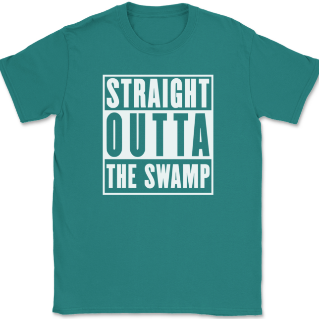 Straight Outta The Swamp T-Shirt Mens Tee - Image 11