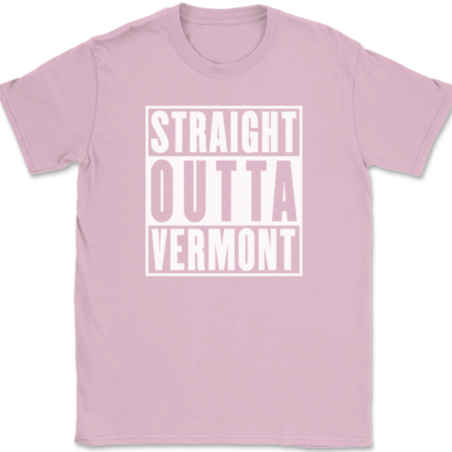 Straight Outta Vermont T-Shirt Mens Tee - Image 12
