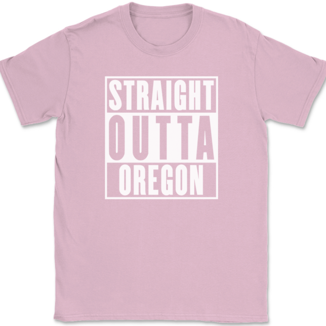 Straight Outta Oregon T-Shirt Mens Tee - Image 12