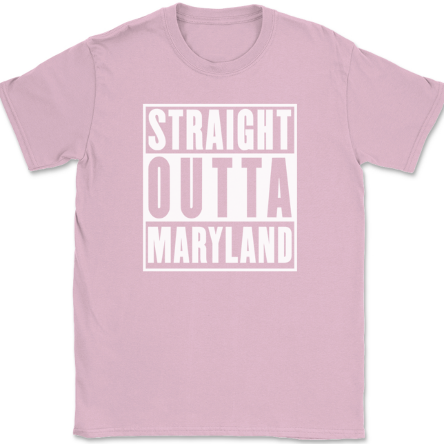 Straight Outta Maryland T-Shirt Mens Tee - Image 12