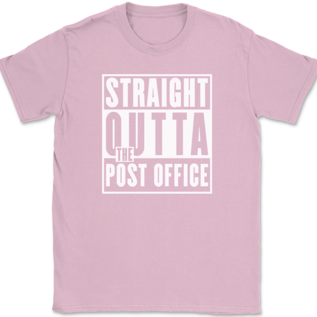 Straight Outta The Post Office T-Shirt Mens Tee - Image 12