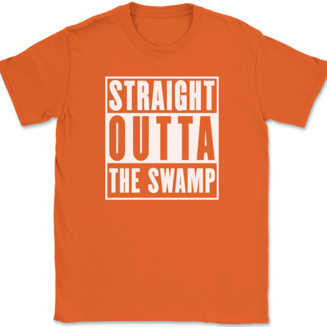 Straight Outta The Swamp T-Shirt Mens Tee - Image 13