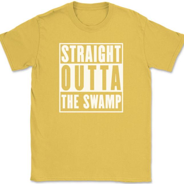 Straight Outta The Swamp T-Shirt Mens Tee - Image 14