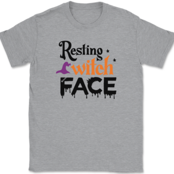 Resting Witch Face T-Shirt Mens Tee