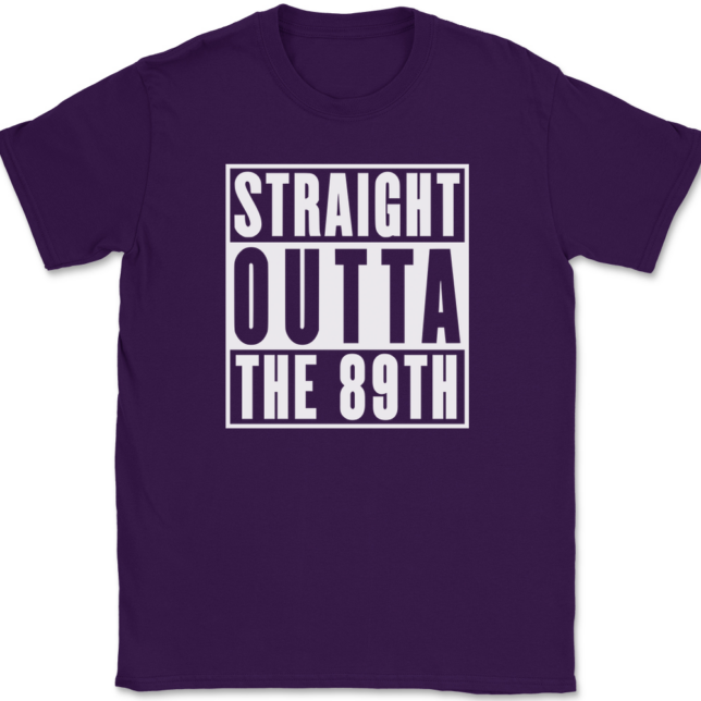 Straight Outta The 89TH Attack Squadron AF T-Shirt Mens Tee - Image 8