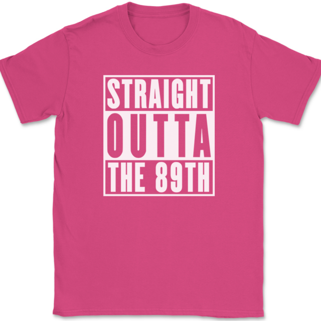 Straight Outta The 89TH Attack Squadron AF T-Shirt Mens Tee - Image 9
