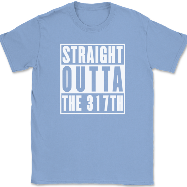 Straight Outta The 317TH Airlift Wing AF T-Shirt Mens Tee - Image 10