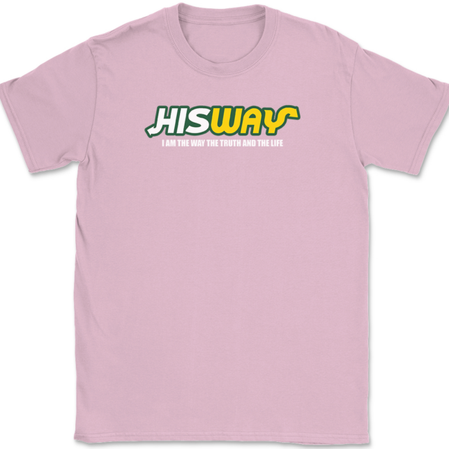 His Way Christian T-Shirt Mens Tee - Image 12