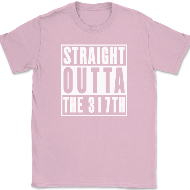 Straight Outta The 317TH Airlift Wing AF T-Shirt Mens Tee - Image 12