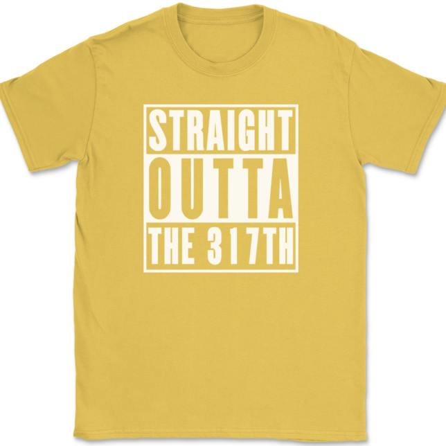 Straight Outta The 317TH Airlift Wing AF T-Shirt Mens Tee - Image 14