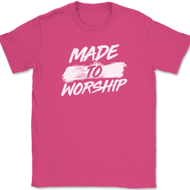 Made To Worship T-Shirt Mens Tee Christian Catholic God Jesus - Image 9