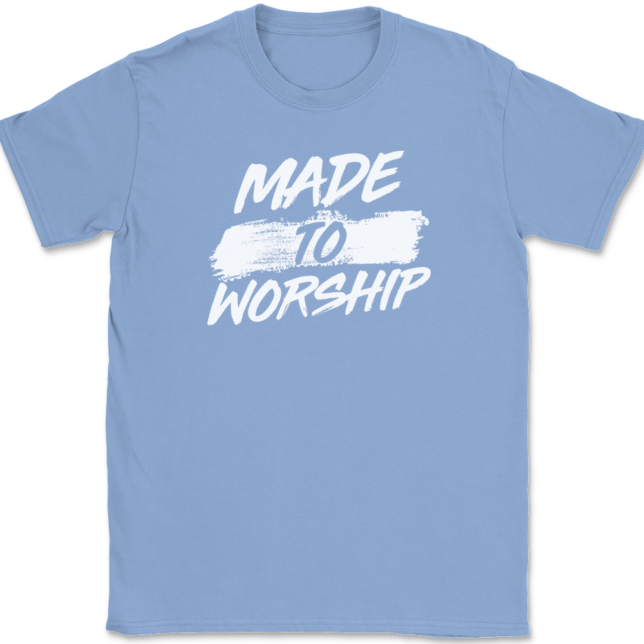 Made To Worship T-Shirt Mens Tee Christian Catholic God Jesus - Image 10