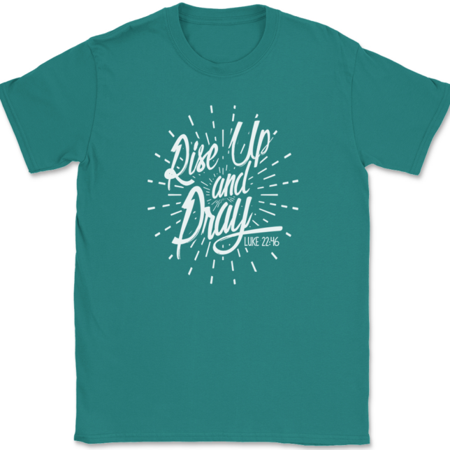 Rise Up And Pray T-Shirt Mens Tee - Image 11