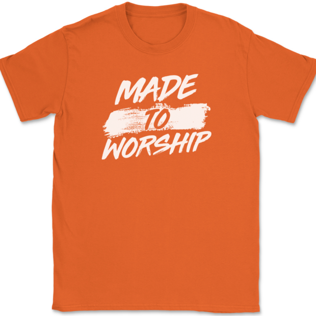 Made To Worship T-Shirt Mens Tee Christian Catholic God Jesus - Image 13