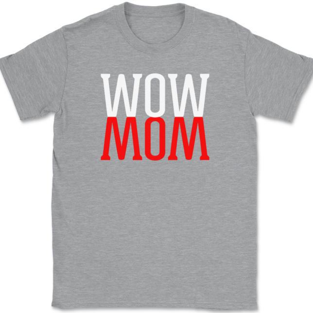 WOW MOM T-Shirt Mens Tee - Image 2