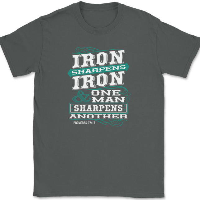 Iron Sharpens Iron T-Shirt Mens Tee - Image 3