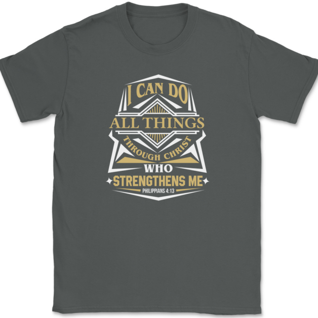 I Can Do All Things T-Shirt Mens Tee - Image 3