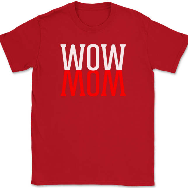 WOW MOM T-Shirt Mens Tee - Image 4
