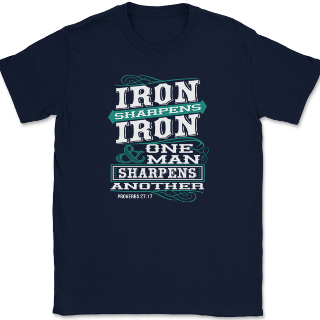Iron Sharpens Iron T-Shirt Mens Tee - Image 6