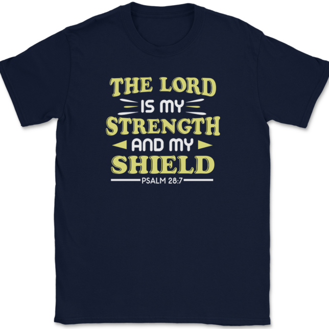 The Lord Is My Strength T-Shirt Mens Tee - Image 6