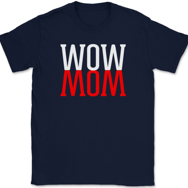 WOW MOM T-Shirt Mens Tee - Image 6