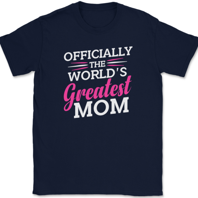Officially Worlds Greatest Mom T-Shirt Mens Tee - Image 6
