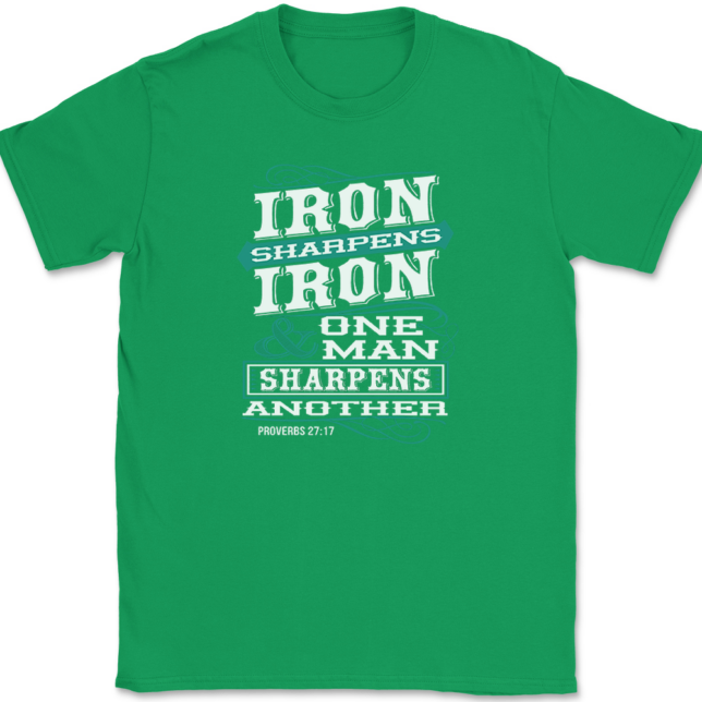 Iron Sharpens Iron T-Shirt Mens Tee - Image 7