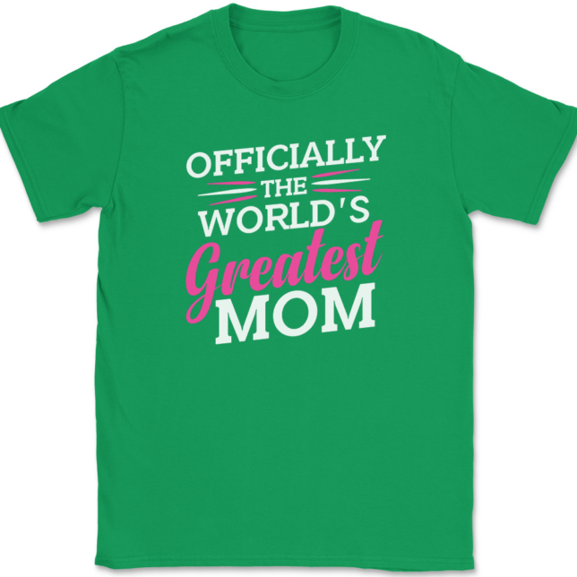 Officially Worlds Greatest Mom T-Shirt Mens Tee - Image 7