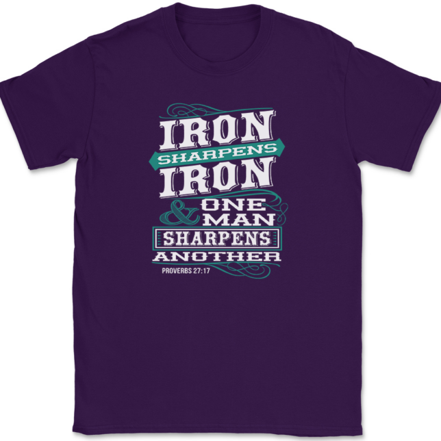 Iron Sharpens Iron T-Shirt Mens Tee - Image 8