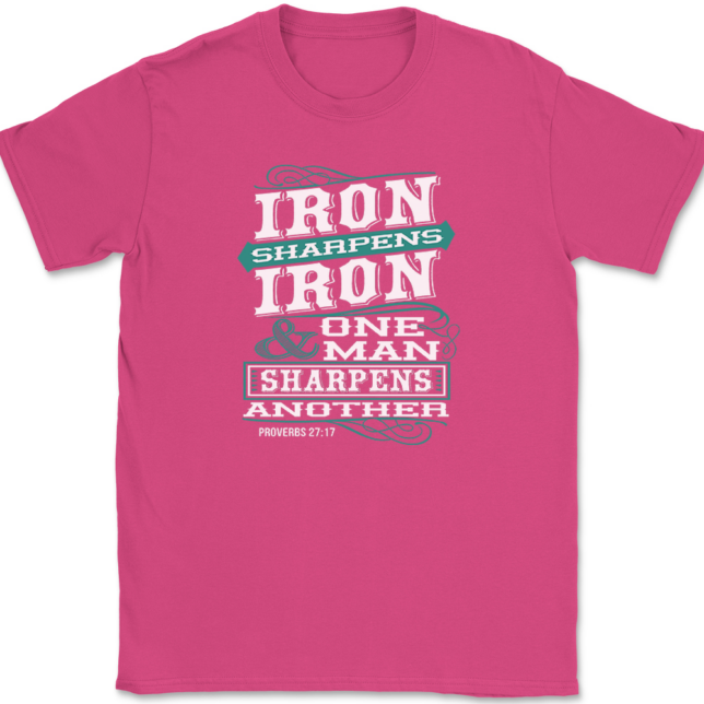 Iron Sharpens Iron T-Shirt Mens Tee - Image 9