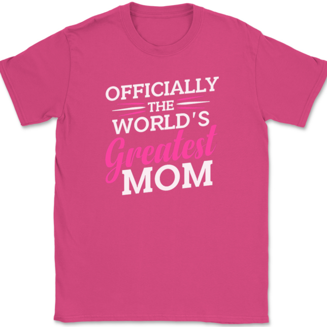 Officially Worlds Greatest Mom T-Shirt Mens Tee - Image 9
