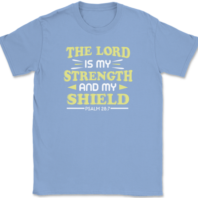 The Lord Is My Strength T-Shirt Mens Tee - Image 10