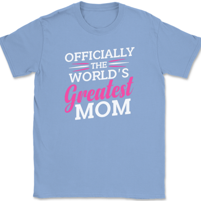Officially Worlds Greatest Mom T-Shirt Mens Tee - Image 10