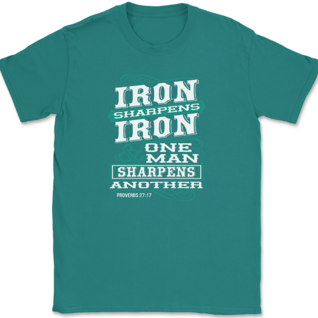 Iron Sharpens Iron T-Shirt Mens Tee - Image 11