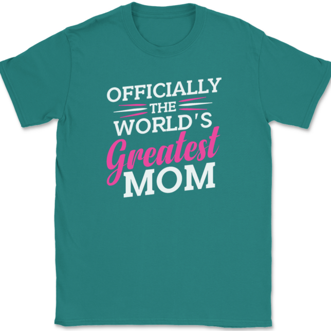 Officially Worlds Greatest Mom T-Shirt Mens Tee - Image 11