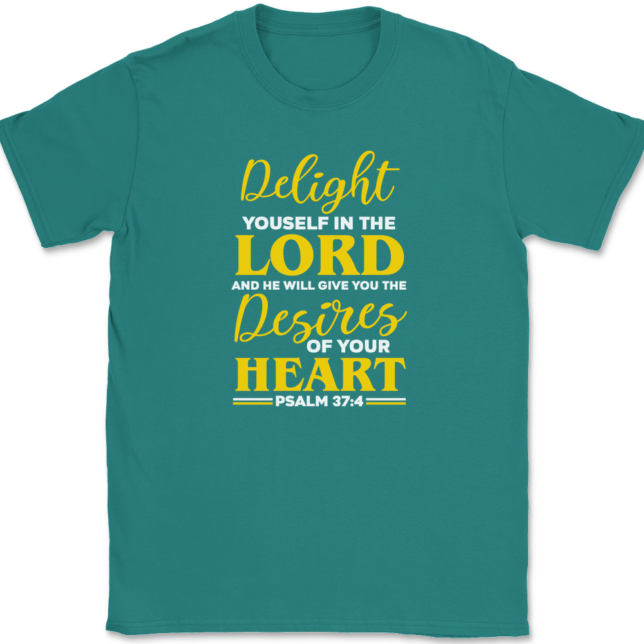 Delight Yourself In The Lord T-Shirt Mens Tee - Image 11