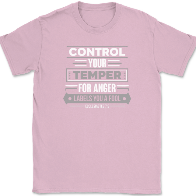 Control Your Temper T-Shirt Mens Tee - Image 12