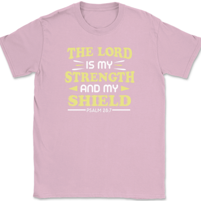 The Lord Is My Strength T-Shirt Mens Tee - Image 12