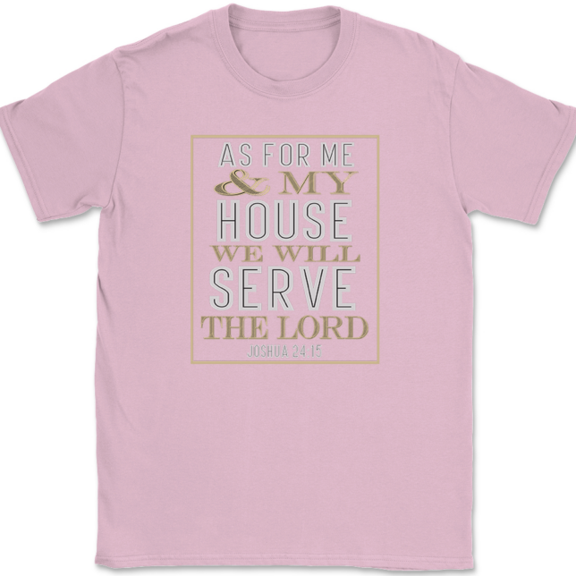 As For Me And My House T-Shirt Mens Tee - Image 12