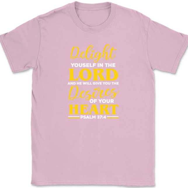 Delight Yourself In The Lord T-Shirt Mens Tee - Image 12