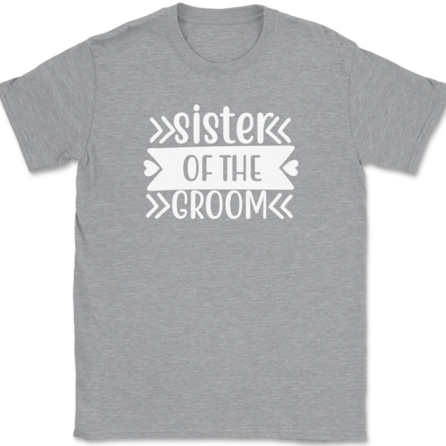 Sister of the Groom T-Shirt Mens Tee - Image 2