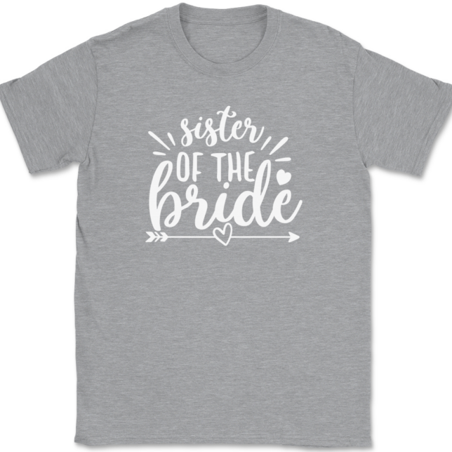 SIster of the Bride T-Shirt Mens Tee - Image 2