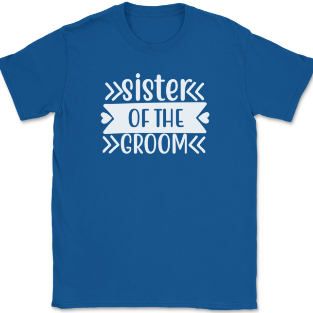Sister of the Groom T-Shirt Mens Tee - Image 5